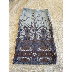 Ann Taylor Women's Y2K Bandana Pattern Skirt